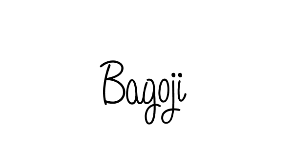Bagoji stylish signature style. Best Handwritten Sign (Angelique-Rose-font-FFP) for my name. Handwritten Signature Collection Ideas for my name Bagoji. Bagoji signature style 5 images and pictures png