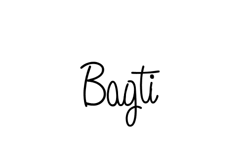 How to make Bagti name signature. Use Angelique-Rose-font-FFP style for creating short signs online. This is the latest handwritten sign. Bagti signature style 5 images and pictures png