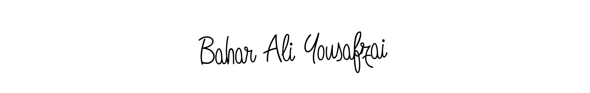 This is the best signature style for the Bahar Ali Yousafzai name. Also you like these signature font (Angelique-Rose-font-FFP). Mix name signature. Bahar Ali Yousafzai signature style 5 images and pictures png