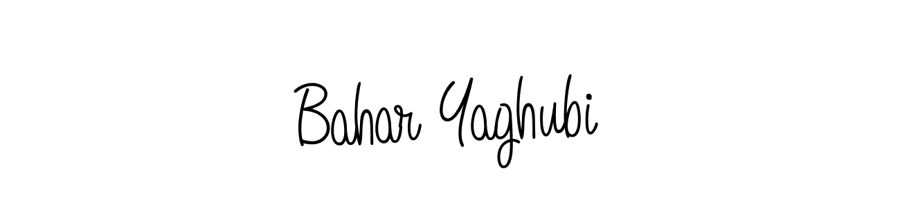Make a beautiful signature design for name Bahar Yaghubi. Use this online signature maker to create a handwritten signature for free. Bahar Yaghubi signature style 5 images and pictures png