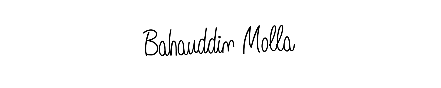 Once you've used our free online signature maker to create your best signature Angelique-Rose-font-FFP style, it's time to enjoy all of the benefits that Bahauddin Molla name signing documents. Bahauddin Molla signature style 5 images and pictures png