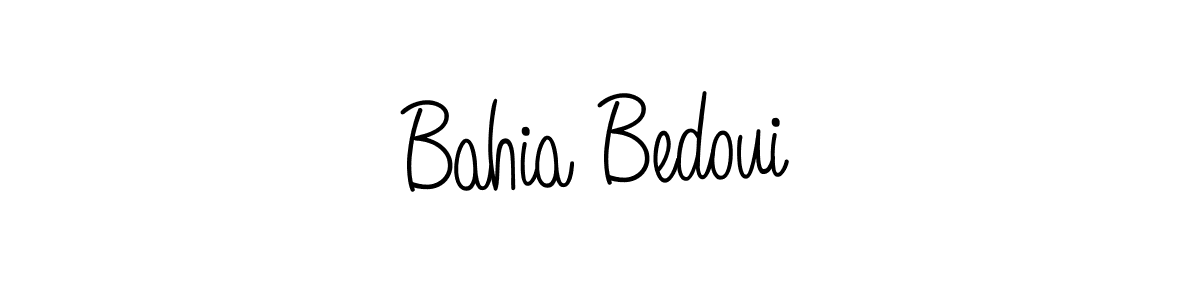 Similarly Angelique-Rose-font-FFP is the best handwritten signature design. Signature creator online .You can use it as an online autograph creator for name Bahia Bedoui. Bahia Bedoui signature style 5 images and pictures png