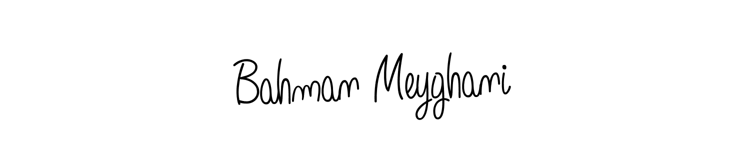 Similarly Angelique-Rose-font-FFP is the best handwritten signature design. Signature creator online .You can use it as an online autograph creator for name Bahman Meyghani. Bahman Meyghani signature style 5 images and pictures png