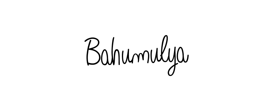 Angelique-Rose-font-FFP is a professional signature style that is perfect for those who want to add a touch of class to their signature. It is also a great choice for those who want to make their signature more unique. Get Bahumulya name to fancy signature for free. Bahumulya signature style 5 images and pictures png