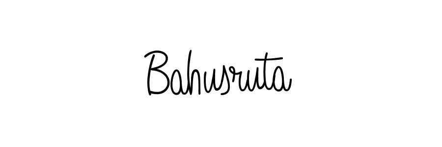 Make a beautiful signature design for name Bahusruta. Use this online signature maker to create a handwritten signature for free. Bahusruta signature style 5 images and pictures png