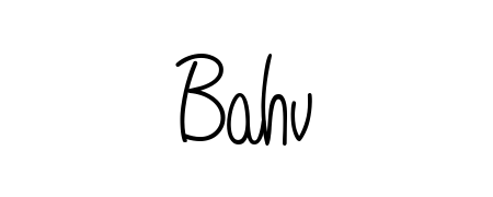Personalize your online presence with Bahv signature rendered in elegant Angelique-Rose-font-FFP font. Great for website footers and blogs. Bahv signature style 5 images and pictures png