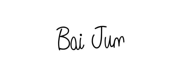 Check out images of Autograph of Bai Jun name. Actor Bai Jun Signature Style. Angelique-Rose-font-FFP is a professional sign style online. Bai Jun signature style 5 images and pictures png