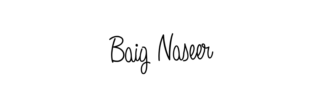 Best and Professional Signature Style for Baig Naseer. Angelique-Rose-font-FFP Best Signature Style Collection. Baig Naseer signature style 5 images and pictures png