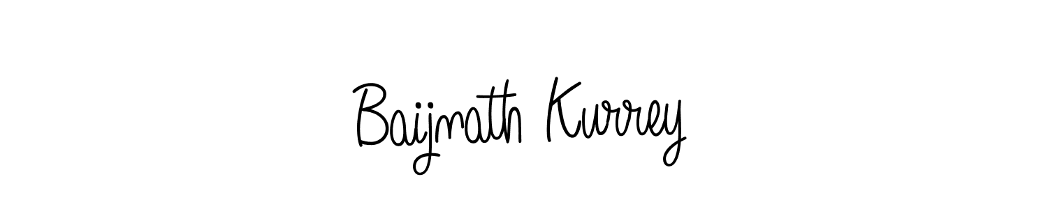 How to make Baijnath Kurrey name signature. Use Angelique-Rose-font-FFP style for creating short signs online. This is the latest handwritten sign. Baijnath Kurrey signature style 5 images and pictures png