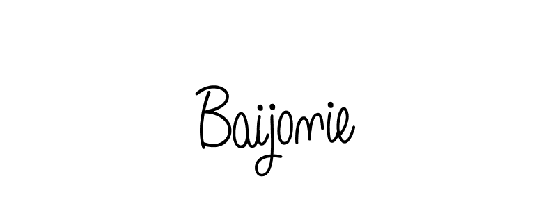 Check out images of Autograph of Baijonie name. Actor Baijonie Signature Style. Angelique-Rose-font-FFP is a professional sign style online. Baijonie signature style 5 images and pictures png