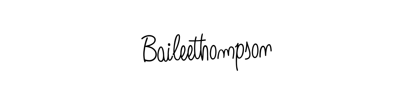 The best way (Angelique-Rose-font-FFP) to make a short signature is to pick only two or three words in your name. The name Baileethompson include a total of six letters. For converting this name. Baileethompson signature style 5 images and pictures png