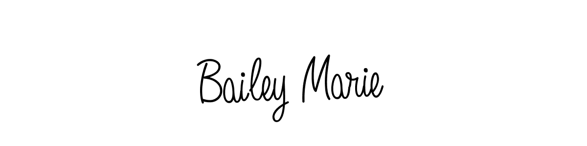 Create a beautiful signature design for name Bailey Marie. With this signature (Angelique-Rose-font-FFP) fonts, you can make a handwritten signature for free. Bailey Marie signature style 5 images and pictures png