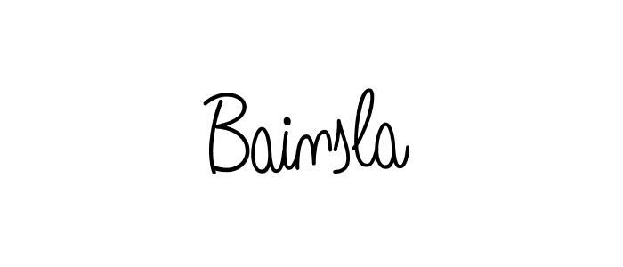 Best and Professional Signature Style for Bainsla. Angelique-Rose-font-FFP Best Signature Style Collection. Bainsla signature style 5 images and pictures png