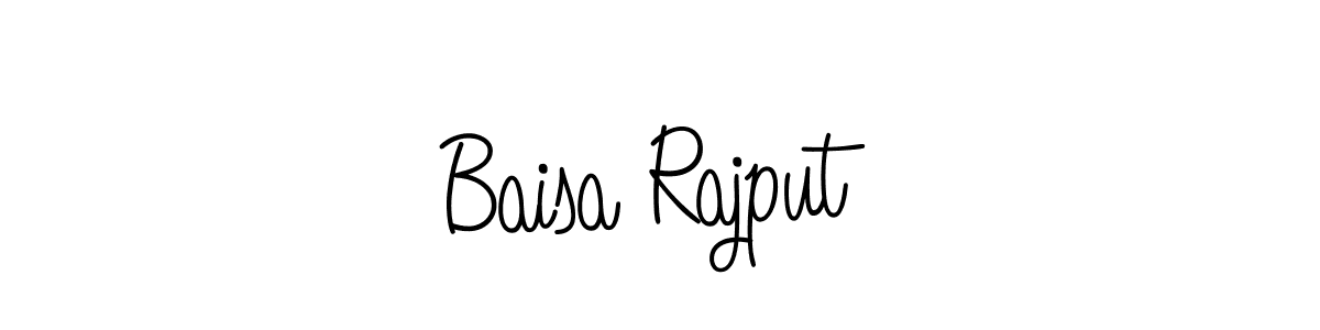 Create a beautiful signature design for name Baisa Rajput. With this signature (Angelique-Rose-font-FFP) fonts, you can make a handwritten signature for free. Baisa Rajput signature style 5 images and pictures png