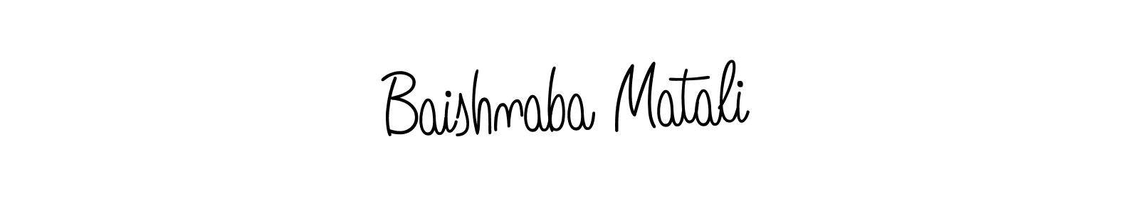 Once you've used our free online signature maker to create your best signature Angelique-Rose-font-FFP style, it's time to enjoy all of the benefits that Baishnaba Matali name signing documents. Baishnaba Matali signature style 5 images and pictures png
