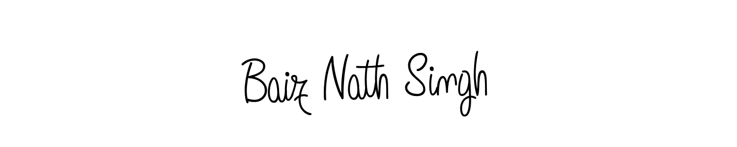 This is the best signature style for the Baiz Nath Singh name. Also you like these signature font (Angelique-Rose-font-FFP). Mix name signature. Baiz Nath Singh signature style 5 images and pictures png