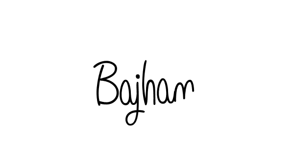 Design your own signature with our free online signature maker. With this signature software, you can create a handwritten (Angelique-Rose-font-FFP) signature for name Bajhan. Bajhan signature style 5 images and pictures png