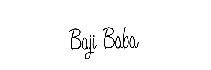 Baji Baba stylish signature style. Best Handwritten Sign (Angelique-Rose-font-FFP) for my name. Handwritten Signature Collection Ideas for my name Baji Baba. Baji Baba signature style 5 images and pictures png