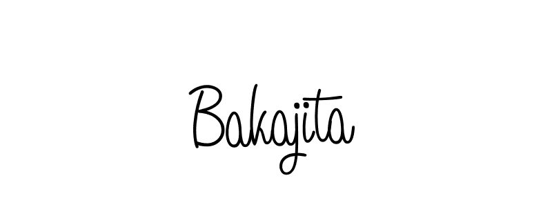 Design your own signature with our free online signature maker. With this signature software, you can create a handwritten (Angelique-Rose-font-FFP) signature for name Bakajita. Bakajita signature style 5 images and pictures png