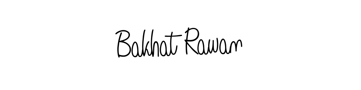 You should practise on your own different ways (Angelique-Rose-font-FFP) to write your name (Bakhat Rawan) in signature. don't let someone else do it for you. Bakhat Rawan signature style 5 images and pictures png