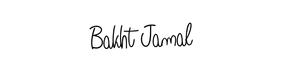 Bakht Jamal stylish signature style. Best Handwritten Sign (Angelique-Rose-font-FFP) for my name. Handwritten Signature Collection Ideas for my name Bakht Jamal. Bakht Jamal signature style 5 images and pictures png