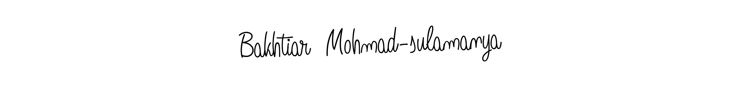 Once you've used our free online signature maker to create your best signature Angelique-Rose-font-FFP style, it's time to enjoy all of the benefits that Bakhtiar  Mohmad-sulamanya name signing documents. Bakhtiar  Mohmad-sulamanya signature style 5 images and pictures png