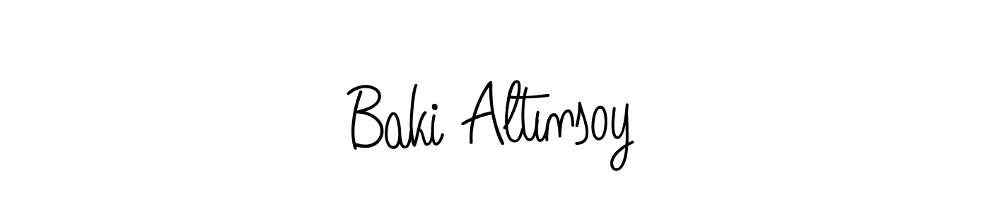 Make a short Baki Altınsoy signature style. Manage your documents anywhere anytime using Angelique-Rose-font-FFP. Create and add eSignatures, submit forms, share and send files easily. Baki Altınsoy signature style 5 images and pictures png