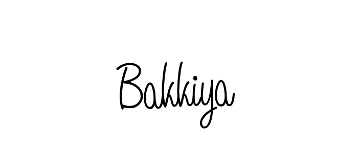 Also we have Bakkiya name is the best signature style. Create professional handwritten signature collection using Angelique-Rose-font-FFP autograph style. Bakkiya signature style 5 images and pictures png