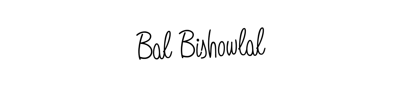 How to make Bal Bishowlal signature? Angelique-Rose-font-FFP is a professional autograph style. Create handwritten signature for Bal Bishowlal name. Bal Bishowlal signature style 5 images and pictures png