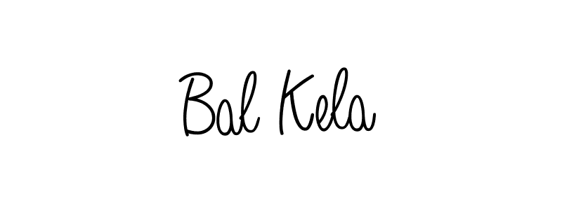 How to make Bal Kela name signature. Use Angelique-Rose-font-FFP style for creating short signs online. This is the latest handwritten sign. Bal Kela signature style 5 images and pictures png