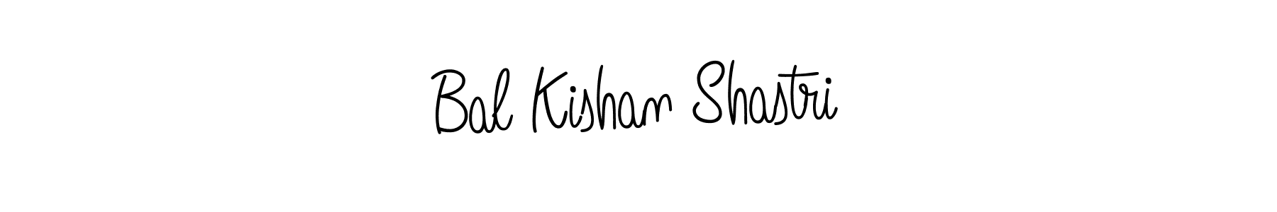 How to Draw Bal Kishan Shastri signature style? Angelique-Rose-font-FFP is a latest design signature styles for name Bal Kishan Shastri. Bal Kishan Shastri signature style 5 images and pictures png