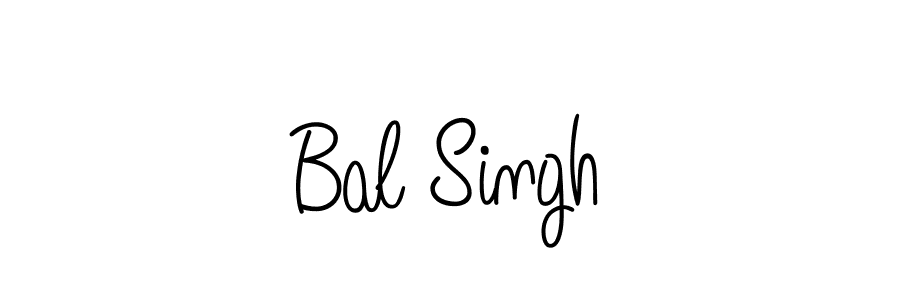 Use a signature maker to create a handwritten signature online. With this signature software, you can design (Angelique-Rose-font-FFP) your own signature for name Bal Singh. Bal Singh signature style 5 images and pictures png