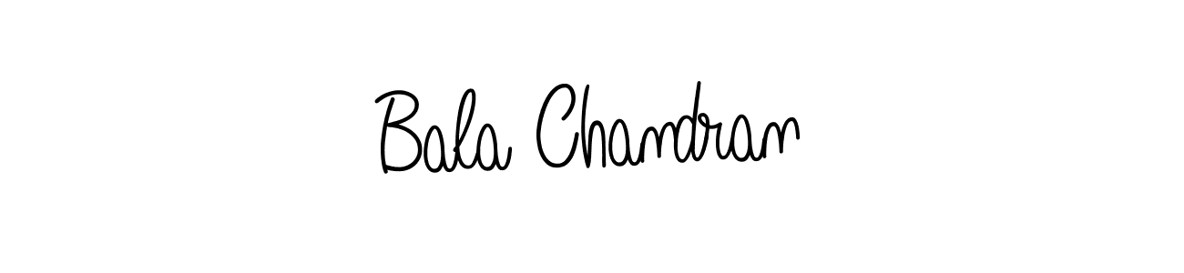 Create a beautiful signature design for name Bala Chandran. With this signature (Angelique-Rose-font-FFP) fonts, you can make a handwritten signature for free. Bala Chandran signature style 5 images and pictures png