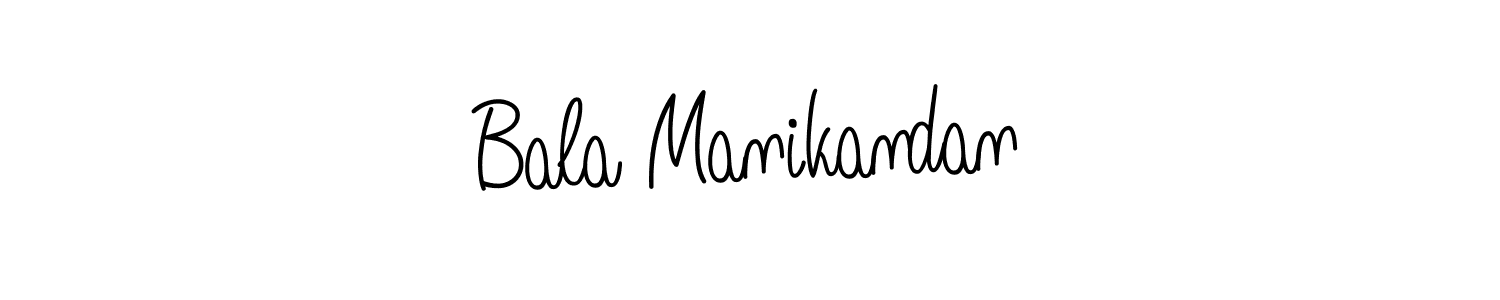 How to Draw Bala Manikandan signature style? Angelique-Rose-font-FFP is a latest design signature styles for name Bala Manikandan. Bala Manikandan signature style 5 images and pictures png