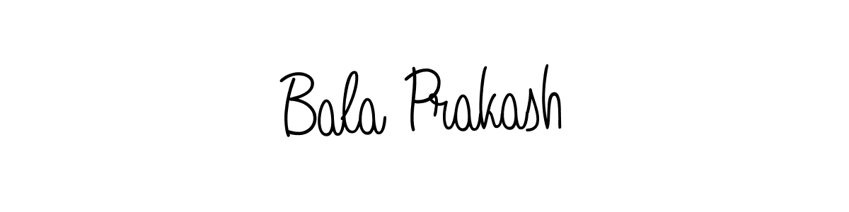 Bala Prakash stylish signature style. Best Handwritten Sign (Angelique-Rose-font-FFP) for my name. Handwritten Signature Collection Ideas for my name Bala Prakash. Bala Prakash signature style 5 images and pictures png