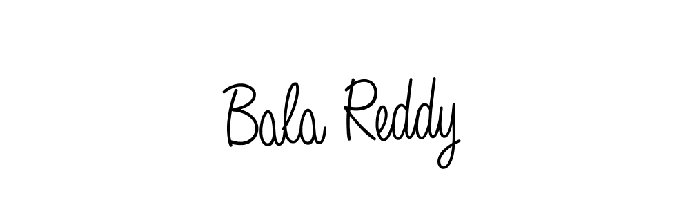 Make a beautiful signature design for name Bala Reddy. With this signature (Angelique-Rose-font-FFP) style, you can create a handwritten signature for free. Bala Reddy signature style 5 images and pictures png