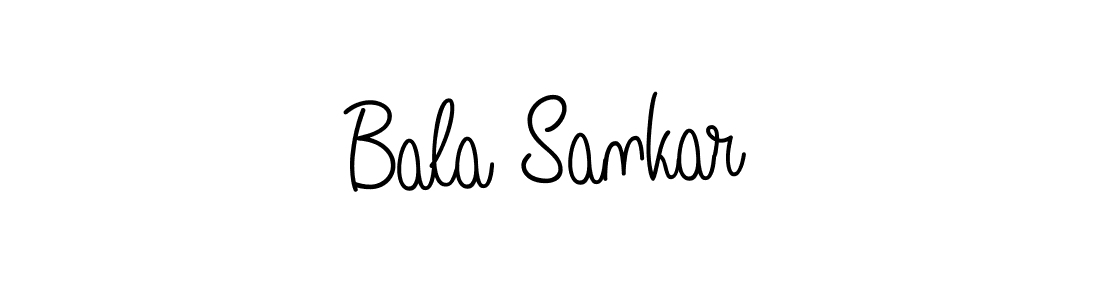 Design your own signature with our free online signature maker. With this signature software, you can create a handwritten (Angelique-Rose-font-FFP) signature for name Bala Sankar. Bala Sankar signature style 5 images and pictures png