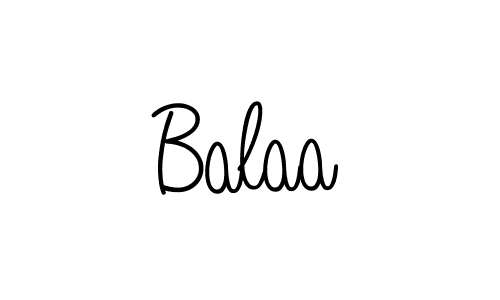 Make a beautiful signature design for name Balaa. Use this online signature maker to create a handwritten signature for free. Balaa signature style 5 images and pictures png