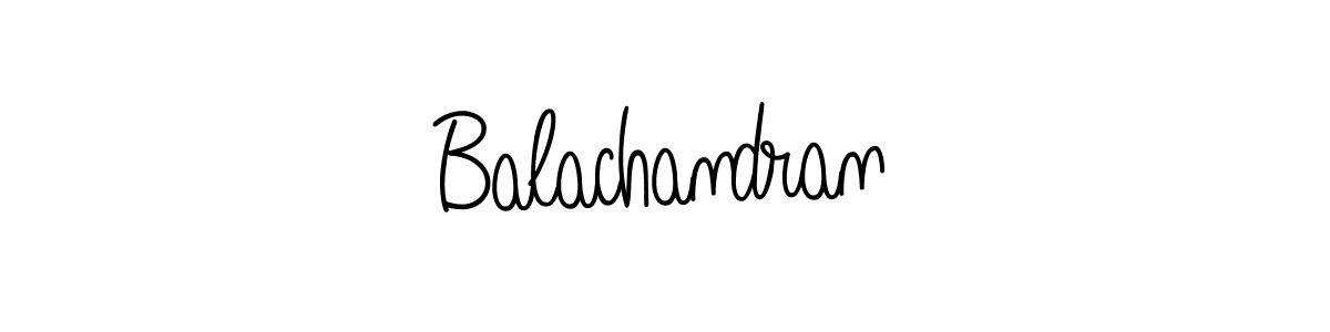 How to make Balachandran signature? Angelique-Rose-font-FFP is a professional autograph style. Create handwritten signature for Balachandran name. Balachandran signature style 5 images and pictures png