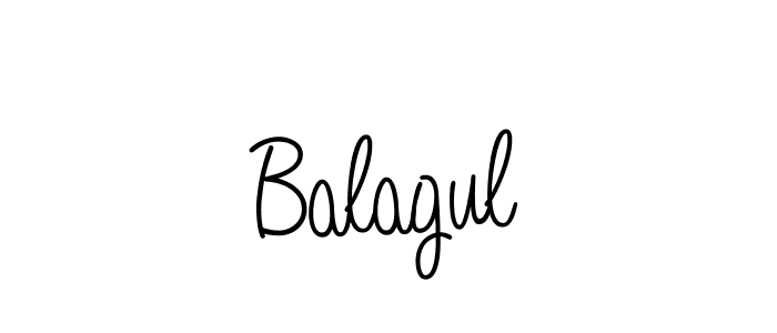 Make a beautiful signature design for name Balagul. With this signature (Angelique-Rose-font-FFP) style, you can create a handwritten signature for free. Balagul signature style 5 images and pictures png