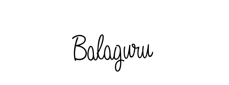 Use a signature maker to create a handwritten signature online. With this signature software, you can design (Angelique-Rose-font-FFP) your own signature for name Balaguru. Balaguru signature style 5 images and pictures png