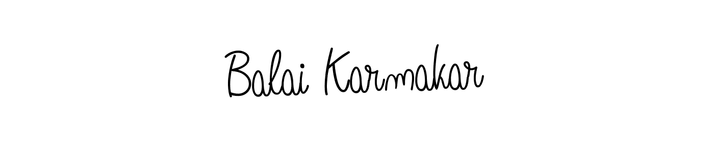 Once you've used our free online signature maker to create your best signature Angelique-Rose-font-FFP style, it's time to enjoy all of the benefits that Balai Karmakar name signing documents. Balai Karmakar signature style 5 images and pictures png