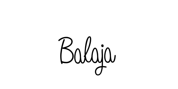Design your own signature with our free online signature maker. With this signature software, you can create a handwritten (Angelique-Rose-font-FFP) signature for name Balaja. Balaja signature style 5 images and pictures png