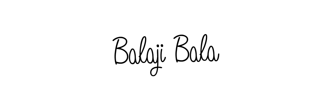 Use a signature maker to create a handwritten signature online. With this signature software, you can design (Angelique-Rose-font-FFP) your own signature for name Balaji Bala. Balaji Bala signature style 5 images and pictures png