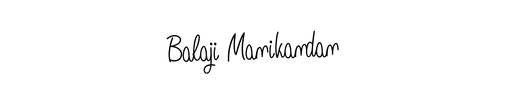 Create a beautiful signature design for name Balaji Manikandan. With this signature (Angelique-Rose-font-FFP) fonts, you can make a handwritten signature for free. Balaji Manikandan signature style 5 images and pictures png