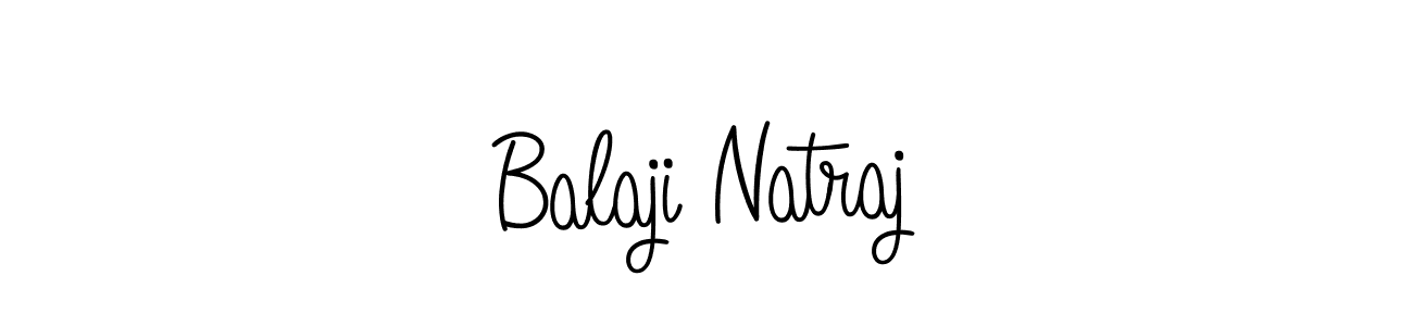 Also we have Balaji Natraj name is the best signature style. Create professional handwritten signature collection using Angelique-Rose-font-FFP autograph style. Balaji Natraj signature style 5 images and pictures png