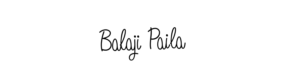 Also You can easily find your signature by using the search form. We will create Balaji Paila name handwritten signature images for you free of cost using Angelique-Rose-font-FFP sign style. Balaji Paila signature style 5 images and pictures png