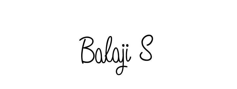 Make a beautiful signature design for name Balaji S. With this signature (Angelique-Rose-font-FFP) style, you can create a handwritten signature for free. Balaji S signature style 5 images and pictures png