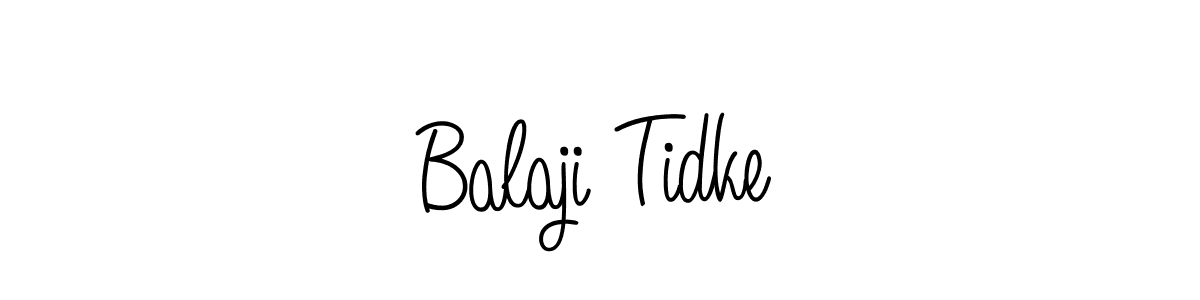 Create a beautiful signature design for name Balaji Tidke. With this signature (Angelique-Rose-font-FFP) fonts, you can make a handwritten signature for free. Balaji Tidke signature style 5 images and pictures png