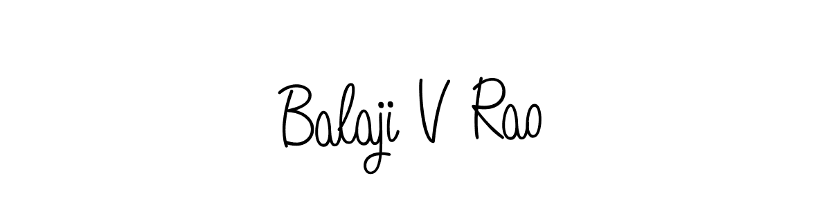 This is the best signature style for the Balaji V Rao name. Also you like these signature font (Angelique-Rose-font-FFP). Mix name signature. Balaji V Rao signature style 5 images and pictures png